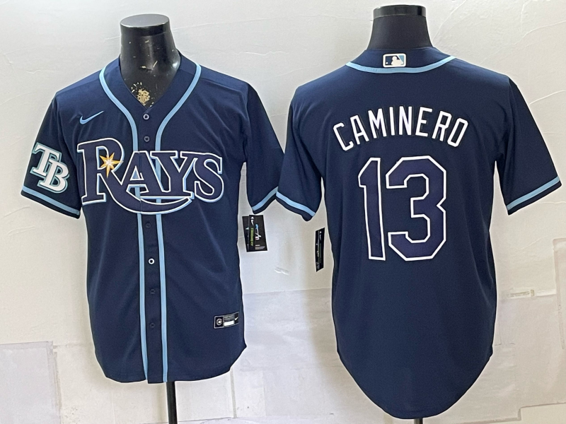Men 2026 Tampa Bay Rays #13 Caminero blue Game Nike MLB Jersey 0727001->tampa bay rays->MLB Jersey